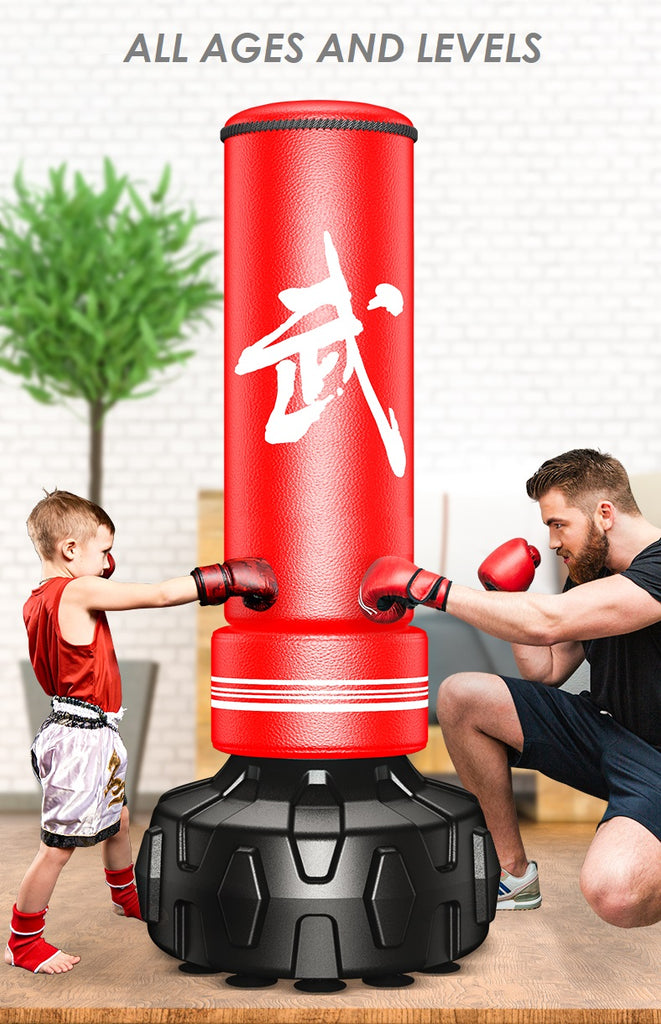 Boxing Free Standing Heavy Duty Punch Bag Stand MMA Kick Strike UFC